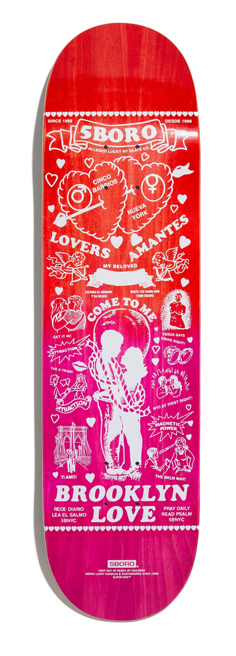5Boro Lucky Candle Brooklyn Skateboard Deck Fade 8.0
