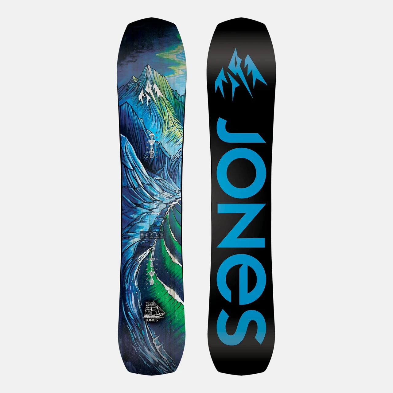 2021 jones snowboards Jones Youth Flagship Snowboard 2021 Blue 147