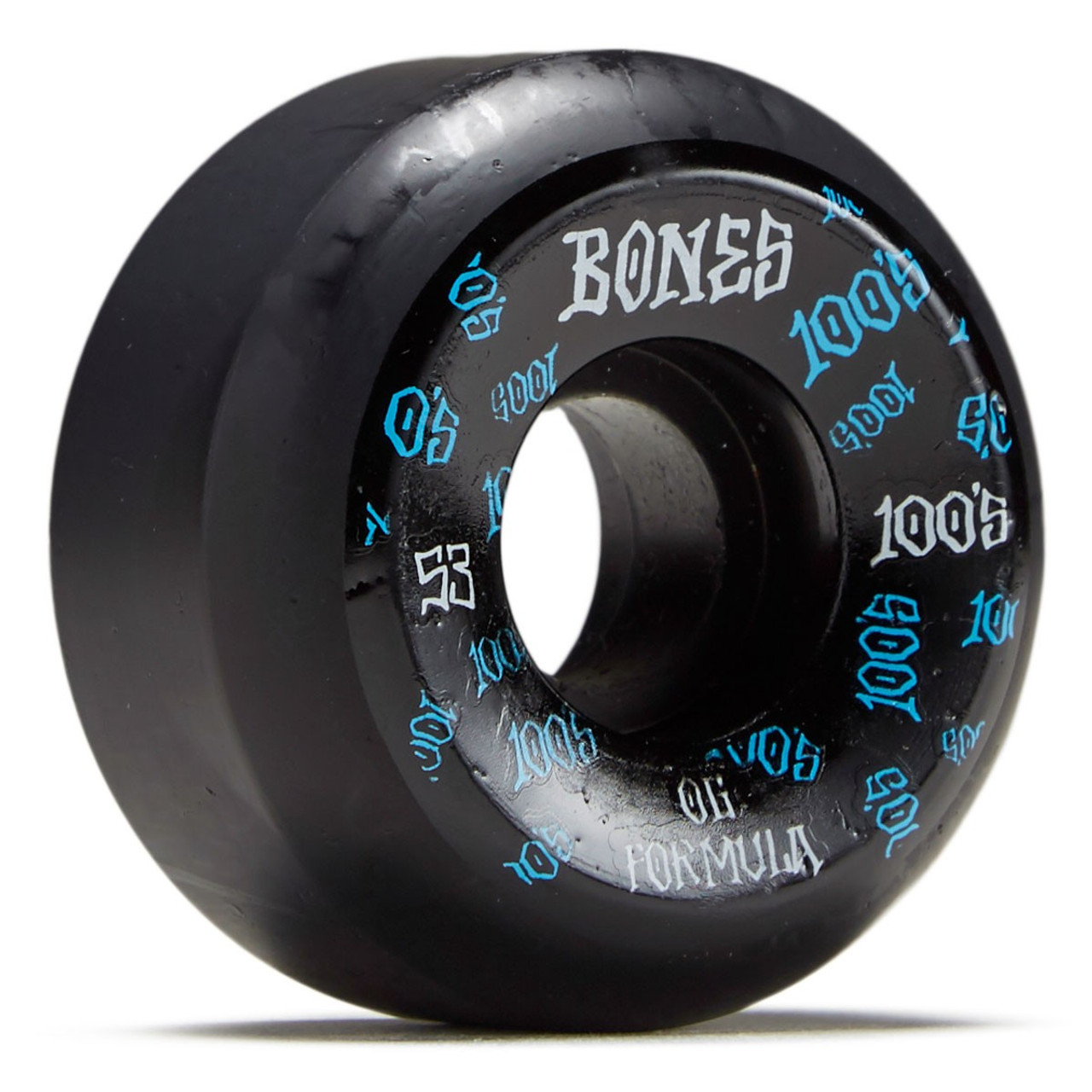 Bones 100's OG V5 #3 Wheels Black Blue 53mm