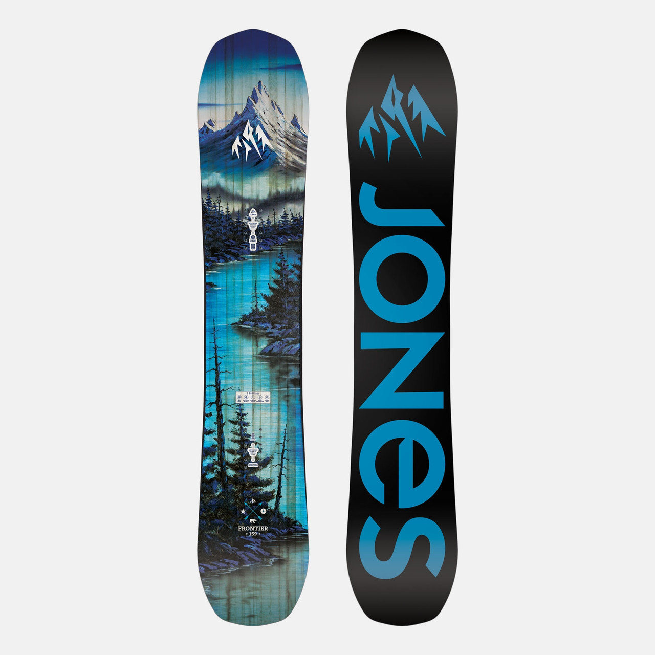 Jones Frontier Snowboard 2021 Blue 164W | Boardparadise.com