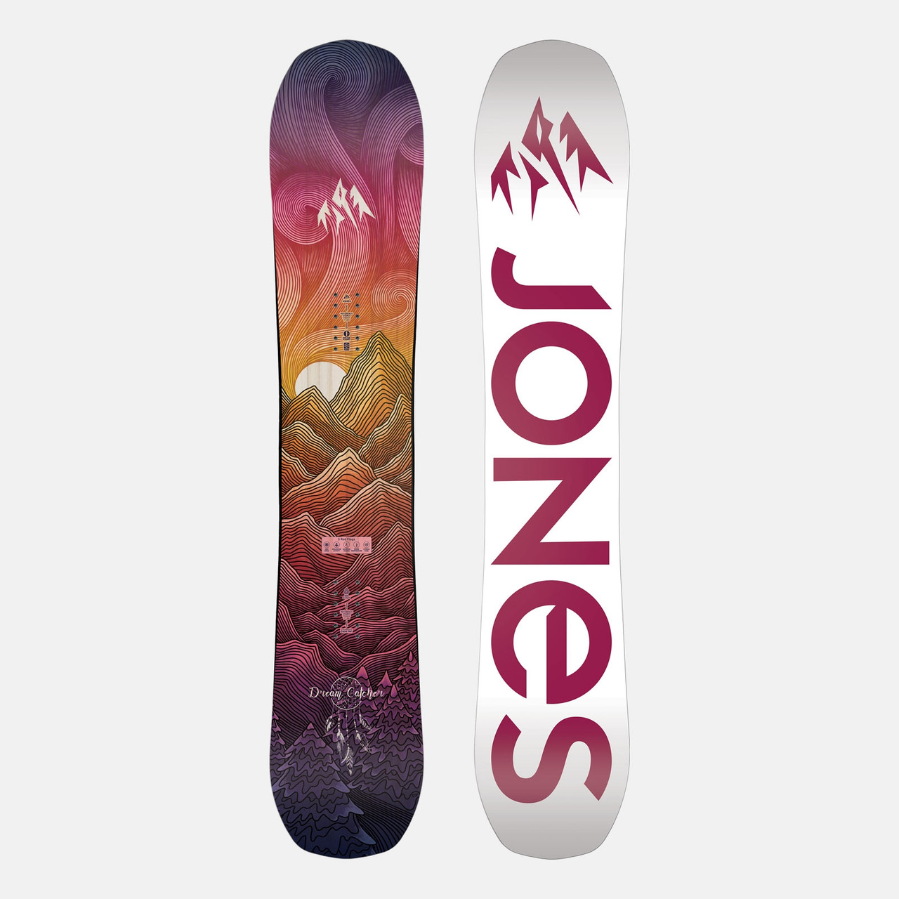 Jones Dream Catcher Snowboard 2021 Red Yellow 151 | Boardparadise.com