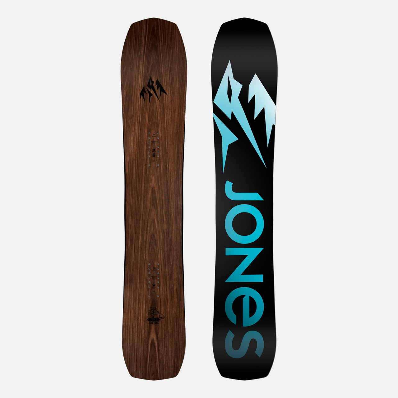 Jones Flagship Snowboard 2021 Woodgrain 159w