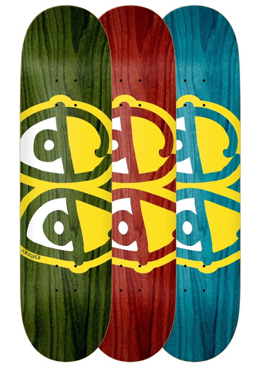 Krooked Eyes Skateboard Deck Assorted 8.06