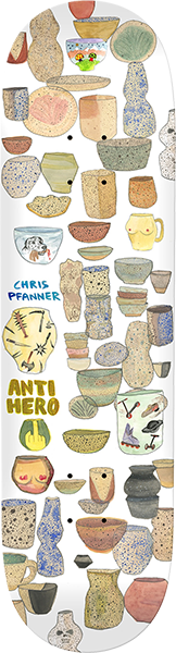 ANTI HERO PFANNER OUT OF STEP SKATEBOARD DECK 8.06