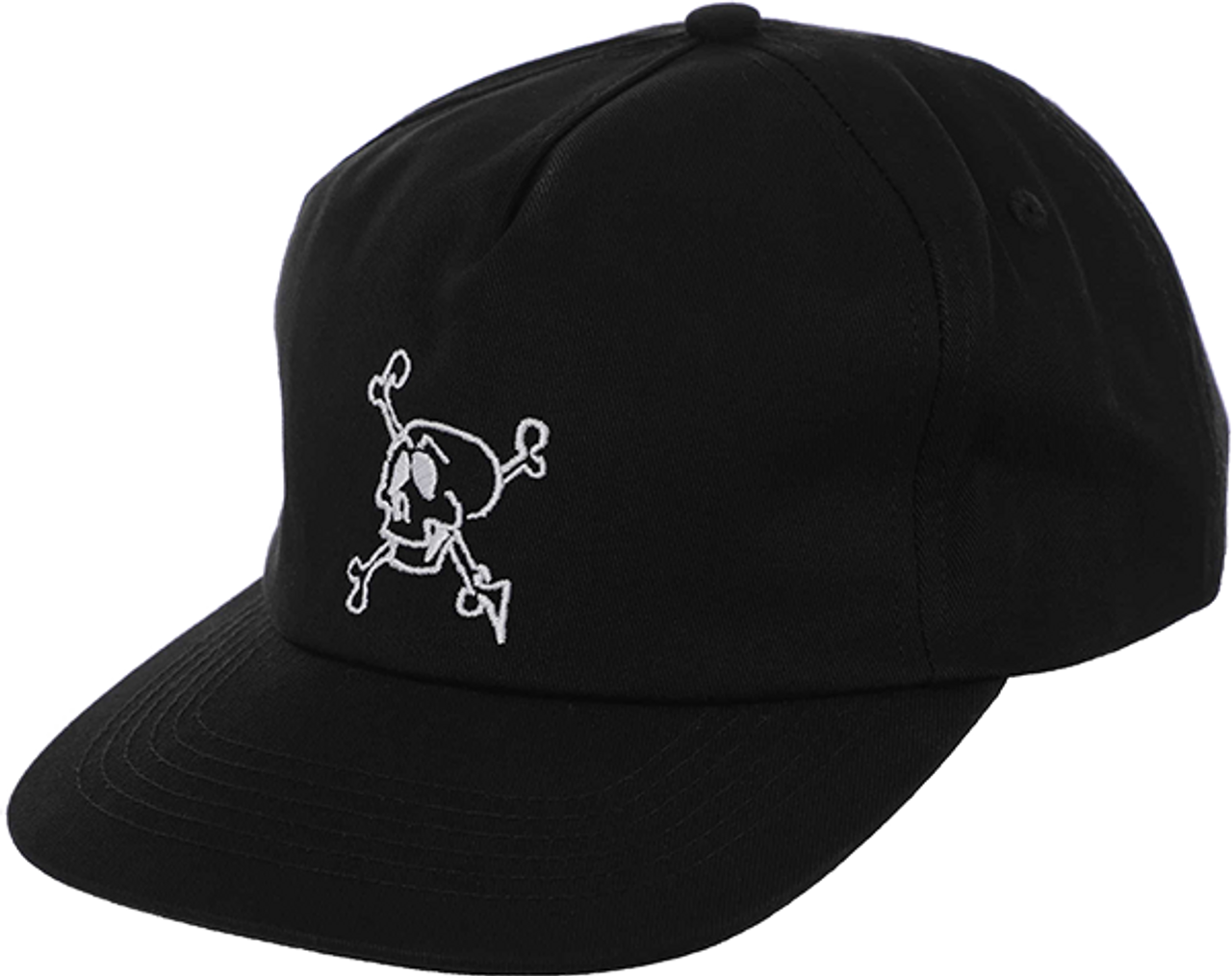 KROOKED STYLE HAT ADJ-BLK/WHT