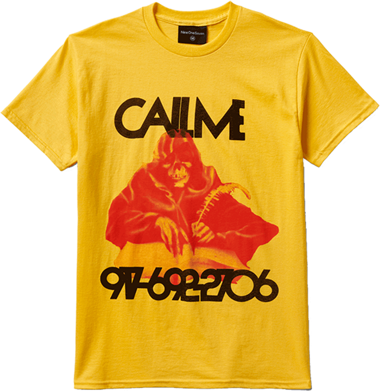CALL ME REAPER SS XLARGE YELLOW