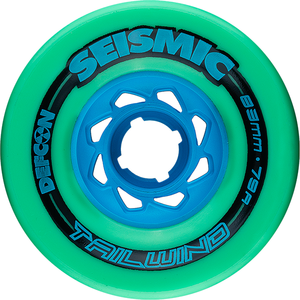 SEISMIC TAILWIND 83mm 79a MINT/BLUE WHEELS SET