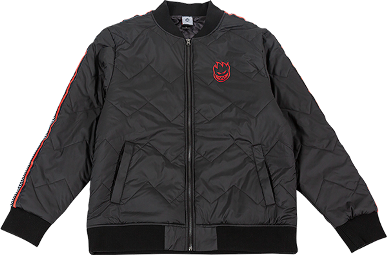 SPITFIRE BIGHEAD BOMBER JACKET MEDIUM BLK/RED