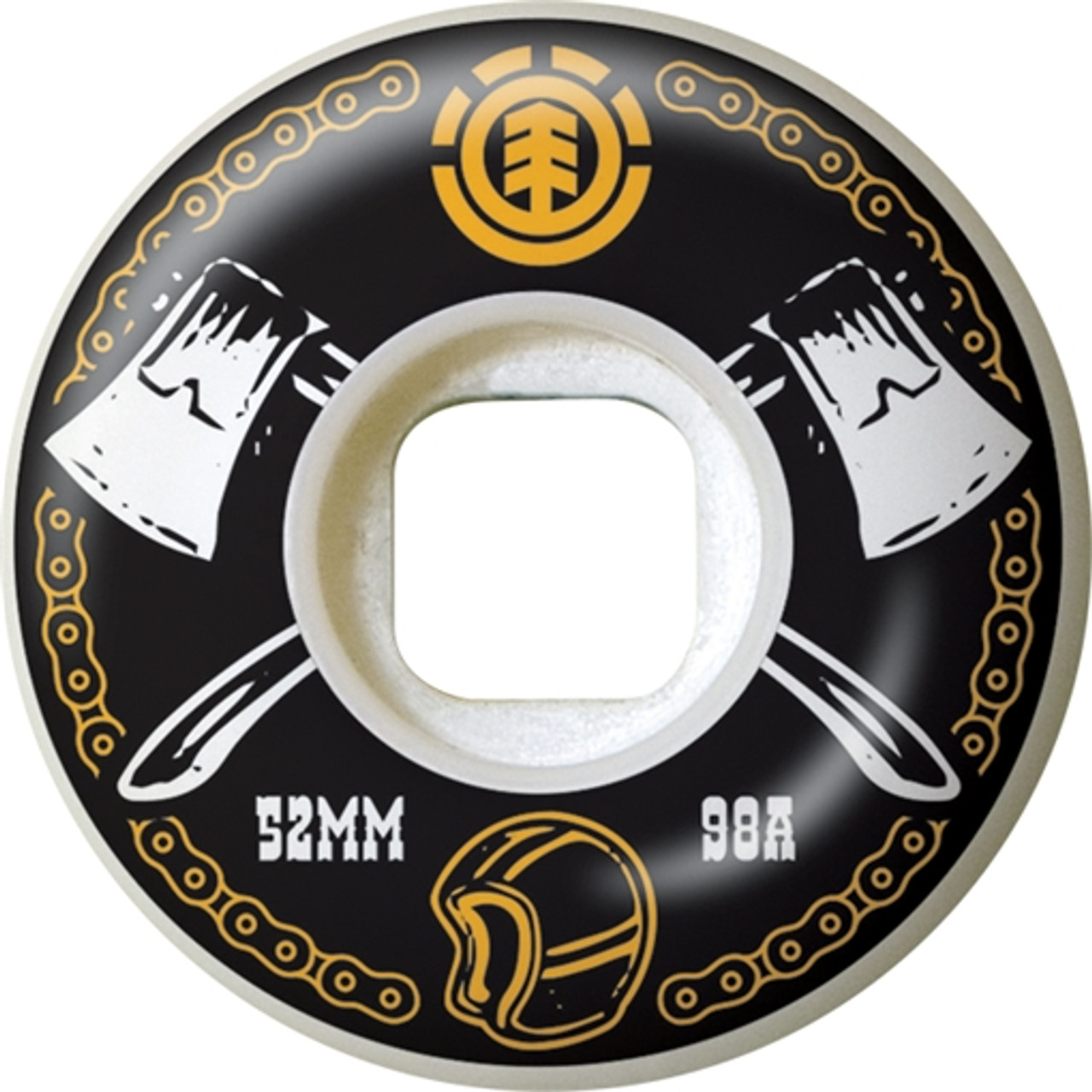 Element TIMBER 52mm park Skateboard Wheels