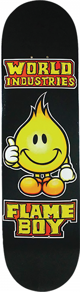 WORLD INDUSTRIES SOLID GOLD FLAME BOY DECK-8.0 w/ grip