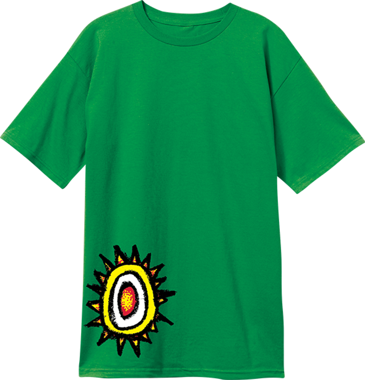 NEW DEAL SUN LOGO LOGO SS MEDIUM KELLY GREEN