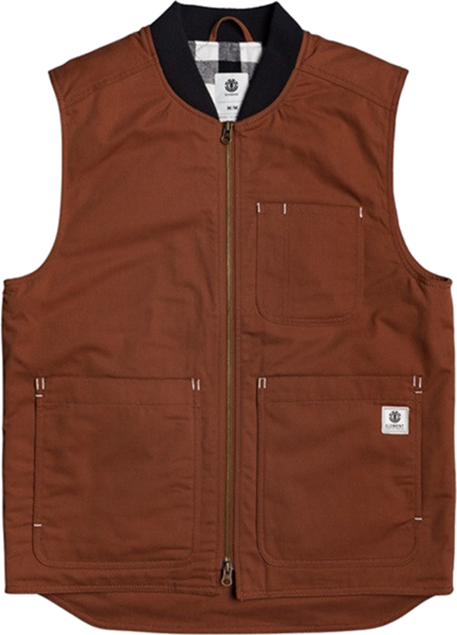 ELEMENT CRAFTMAN VEST SMALL TORTOISE SHELL