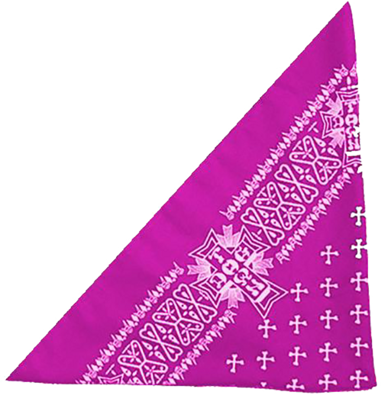 DOGTOWN CROSS BANDANA HOT PINK