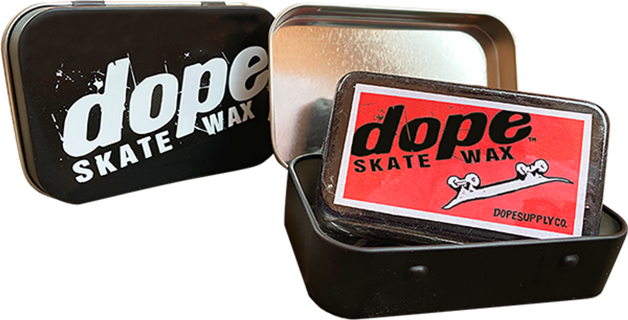 DOPE SKATE WAX BLK W/RECTANGLE TIN STASH BOX