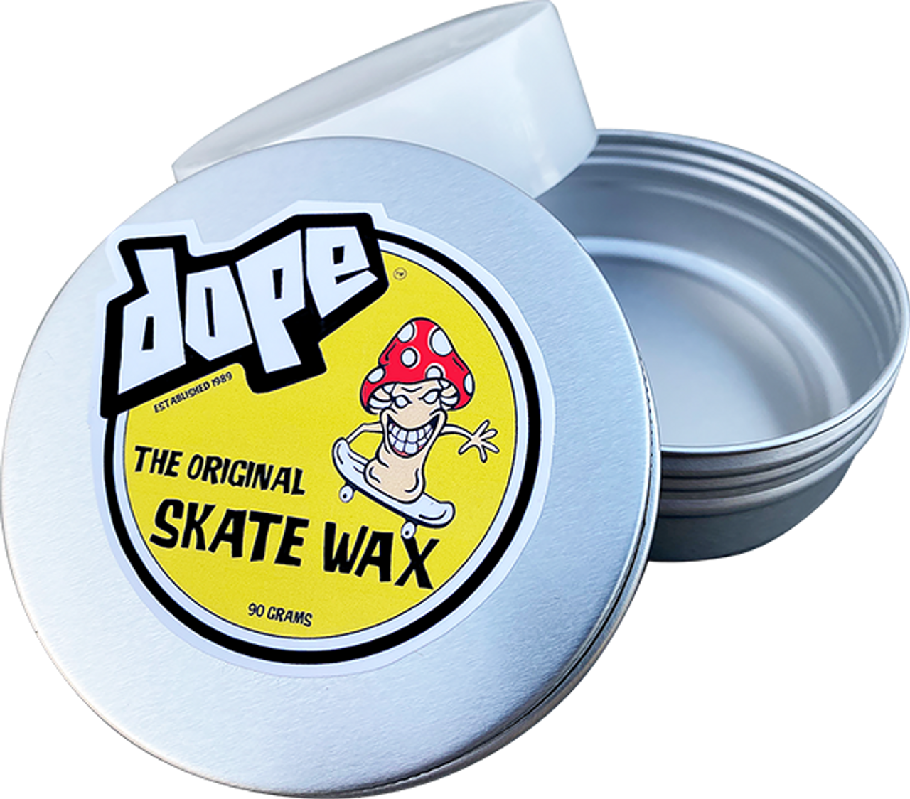 DOPE SKATE WAX WHT W/ROUND TIN STASH BOX