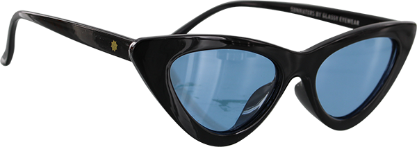 GLASSY BILLIE BLK/BLUE SUNGLASSES POLARIZED