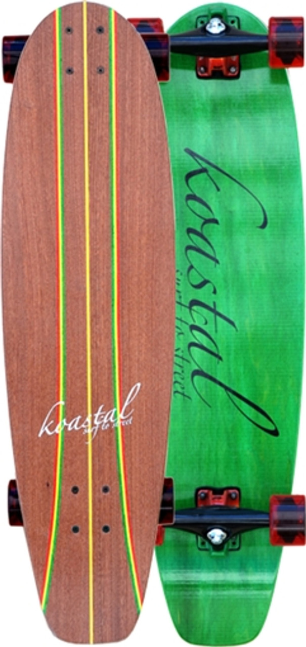 KOASTAL PROGRESSIVE RASTA SKATEBOARD COMPLETE-9.25x34 24.5wb