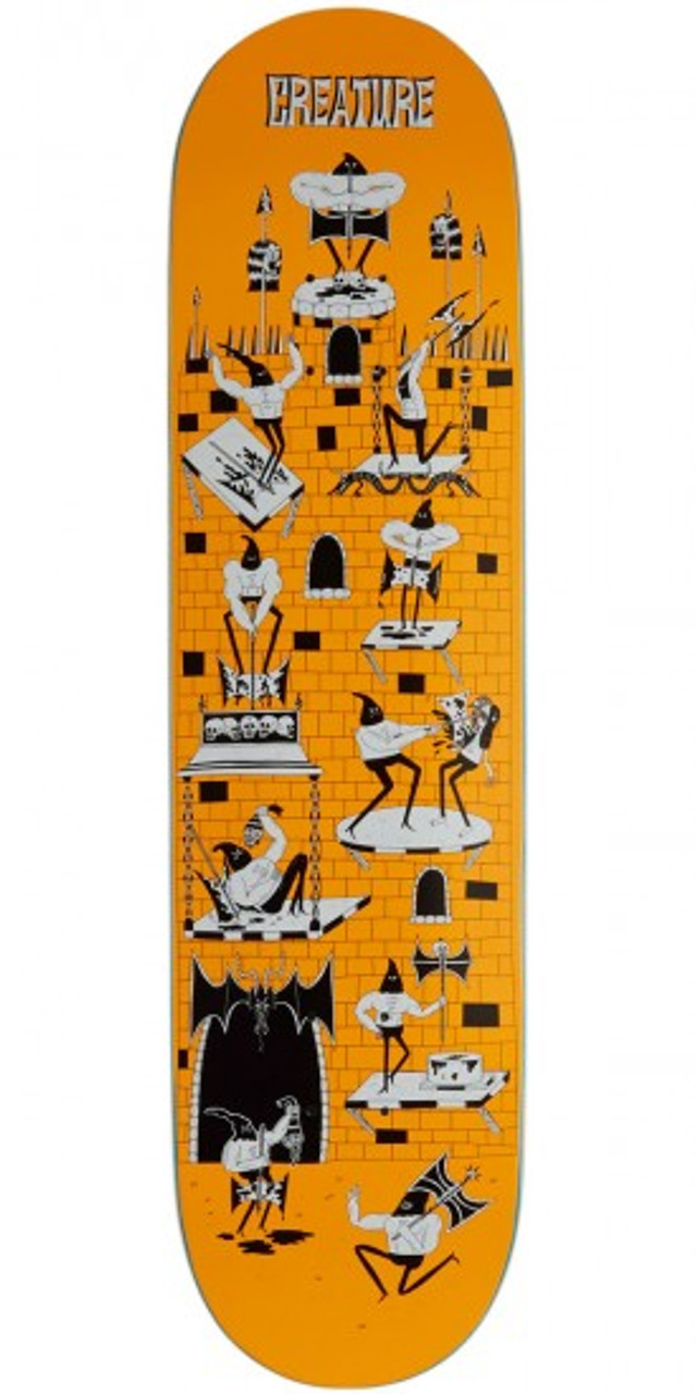 Creature Free For All PowerPly Skate Deck Orange 8