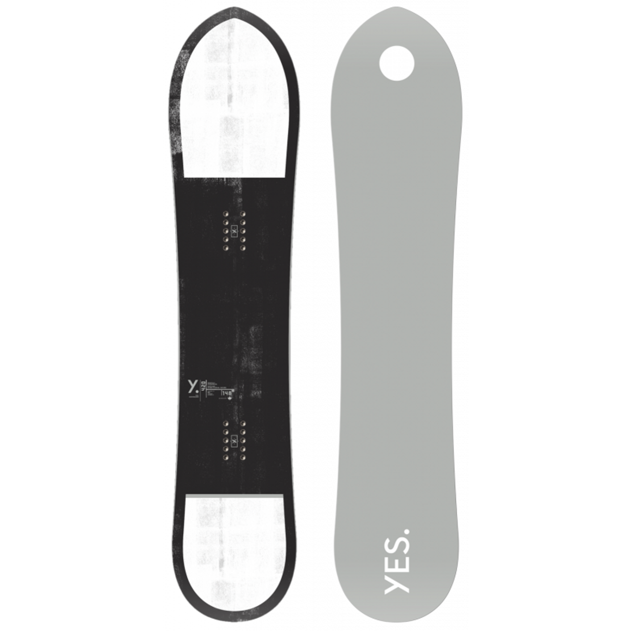 Yes 420 2021 Demo Snowboard White 152