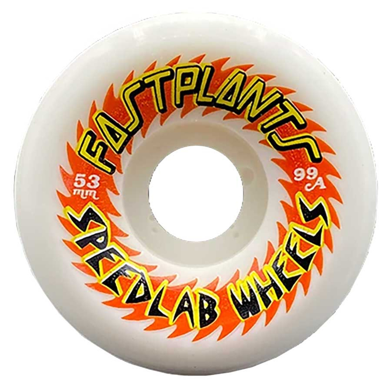 Speedlab Fastplants Wheels Set White 53mm 99a