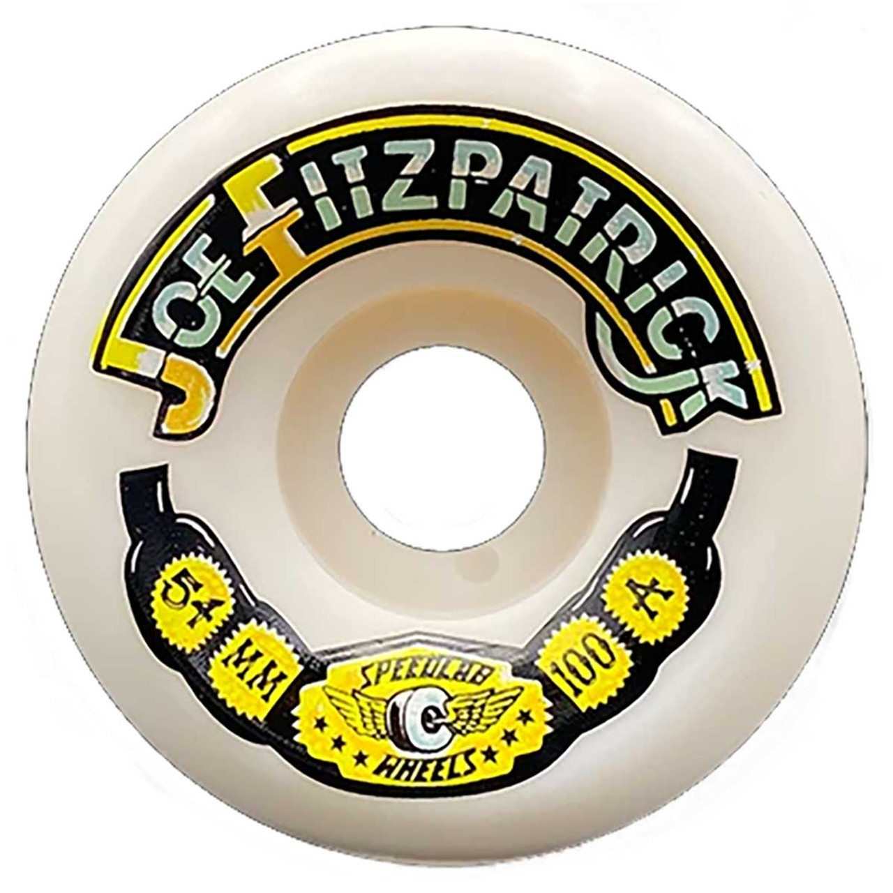 Speedlab Joe Fitzpatrick Pro Wheels Set White 54mm 100a