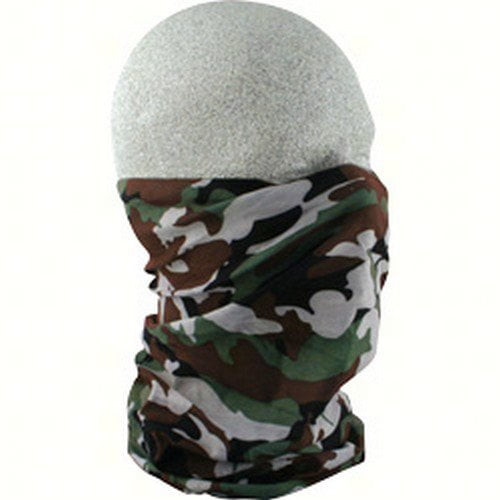 Zan Headgear Motley Tube Poly Woodland Camo One Size