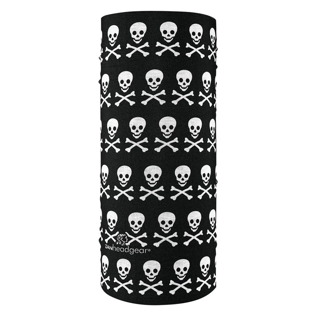 Zan Headgear Motley Tube Poly Skull Bones One Size