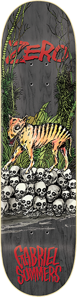ZERO SUMMERS TASMANIAN TIGER SKATEBOARD DECK-8.25