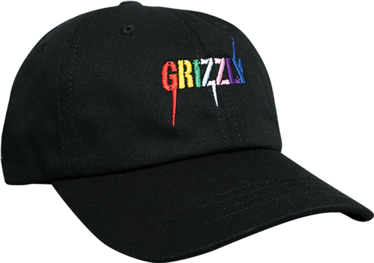 GRIZZLY INCITE DAD HAT ADJ-BLACK