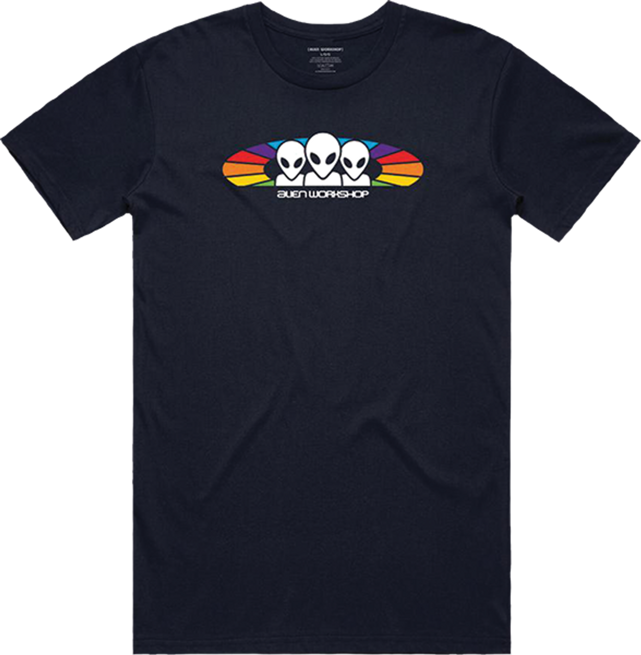 ALIEN WORKSHOP SPECTRUM SS TSHIRT LARGE  NAVY