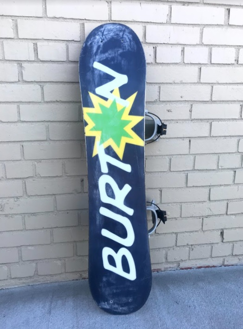 Burton Chopper Snowboard With Flow Bindings (Demo) Youth Black