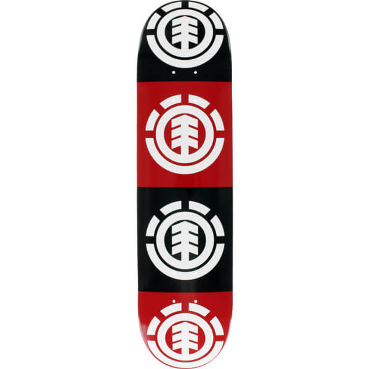 Element Quadrant Skate Deck White Black Red 8