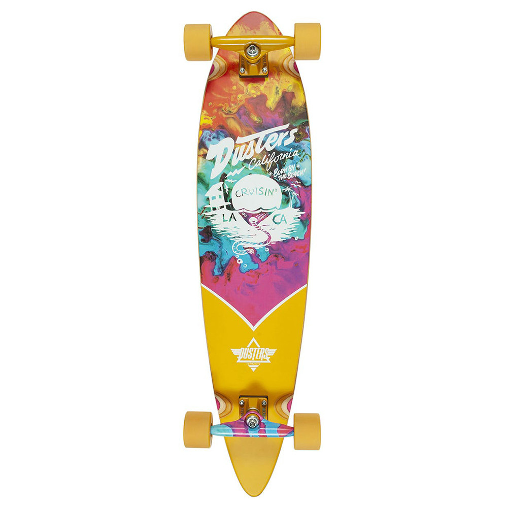 Dusters Cruisin Magma Longboard Skateboard Complete Orange 8.75