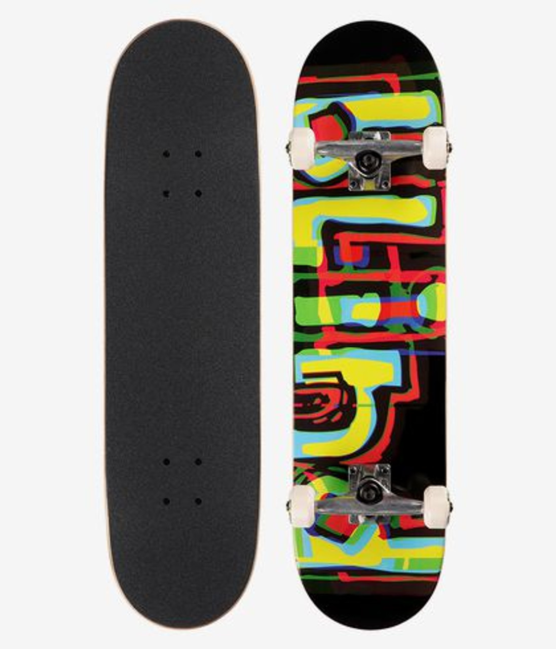 Blind Logo Glitch Skateboard Complete Black 8.75