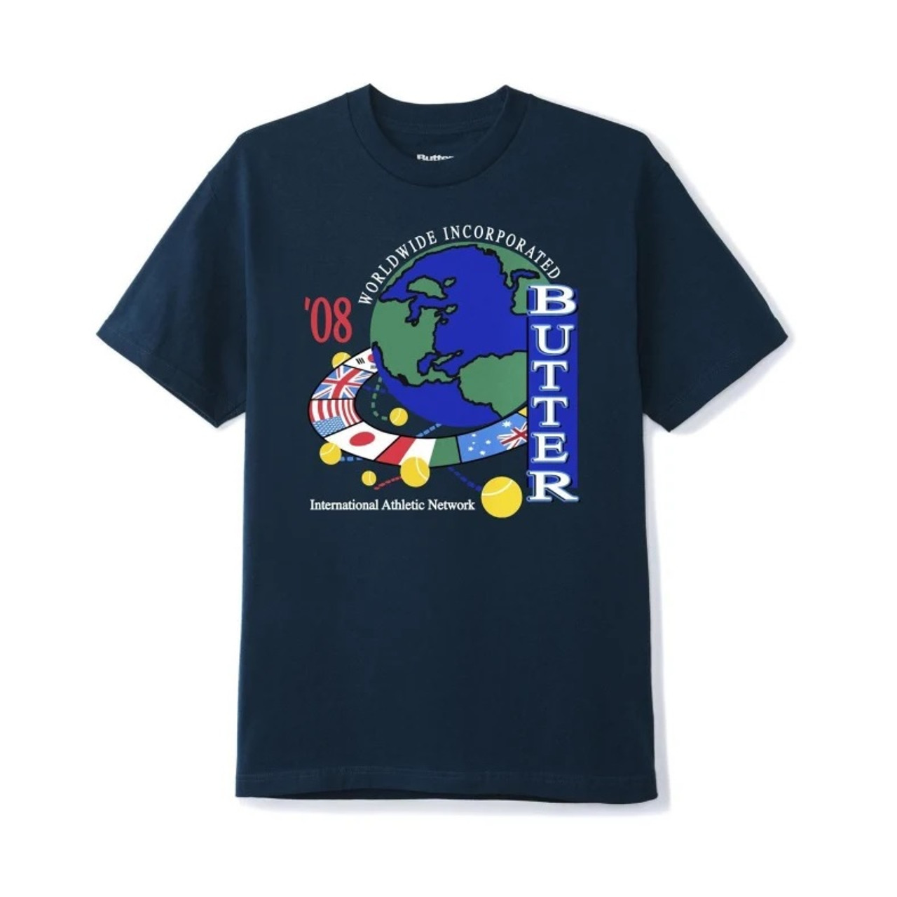 Butter Athletic Network SS Tshirt Navy