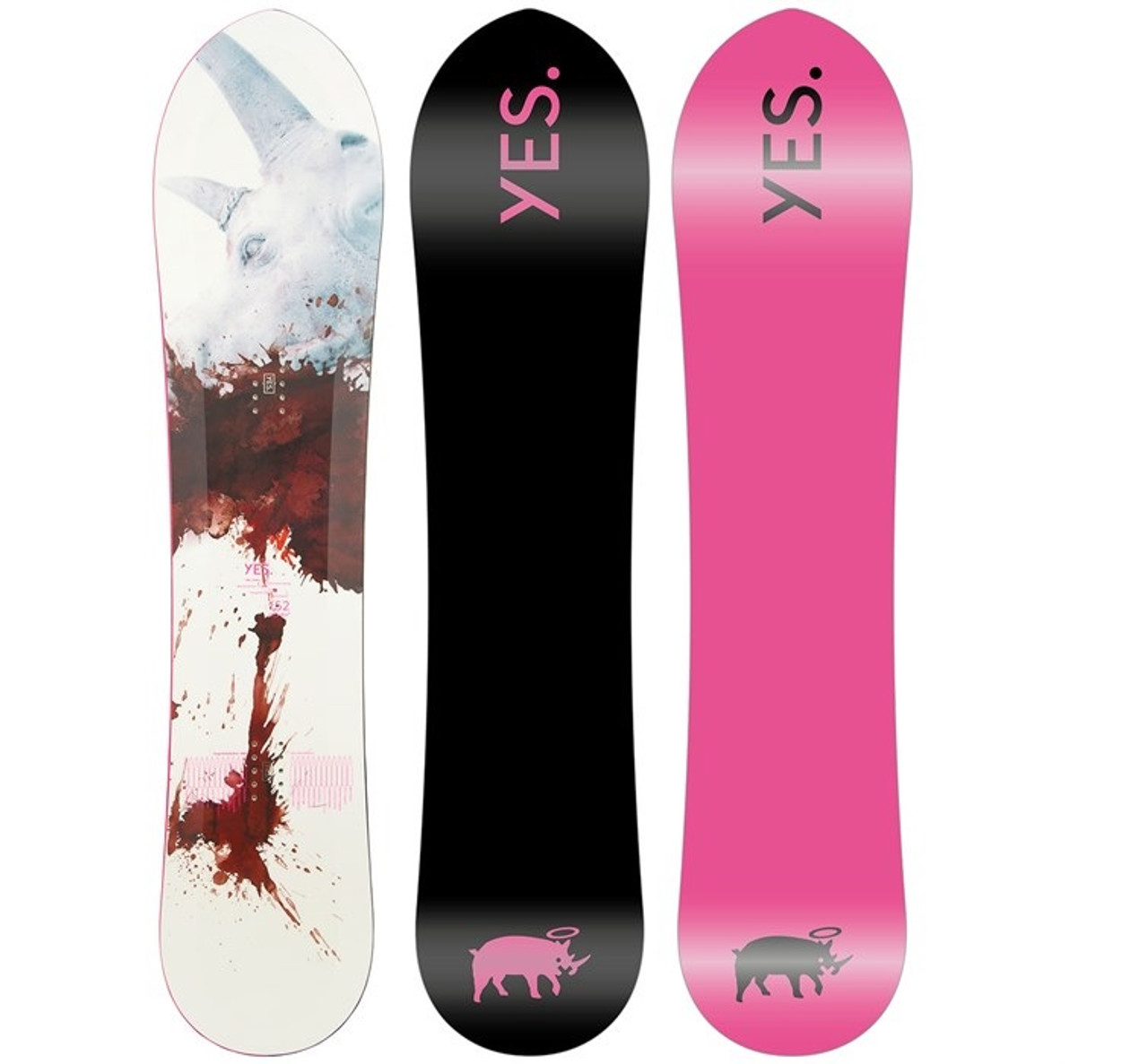 Yes 420 UNINC JPS Snowboard Pink 148