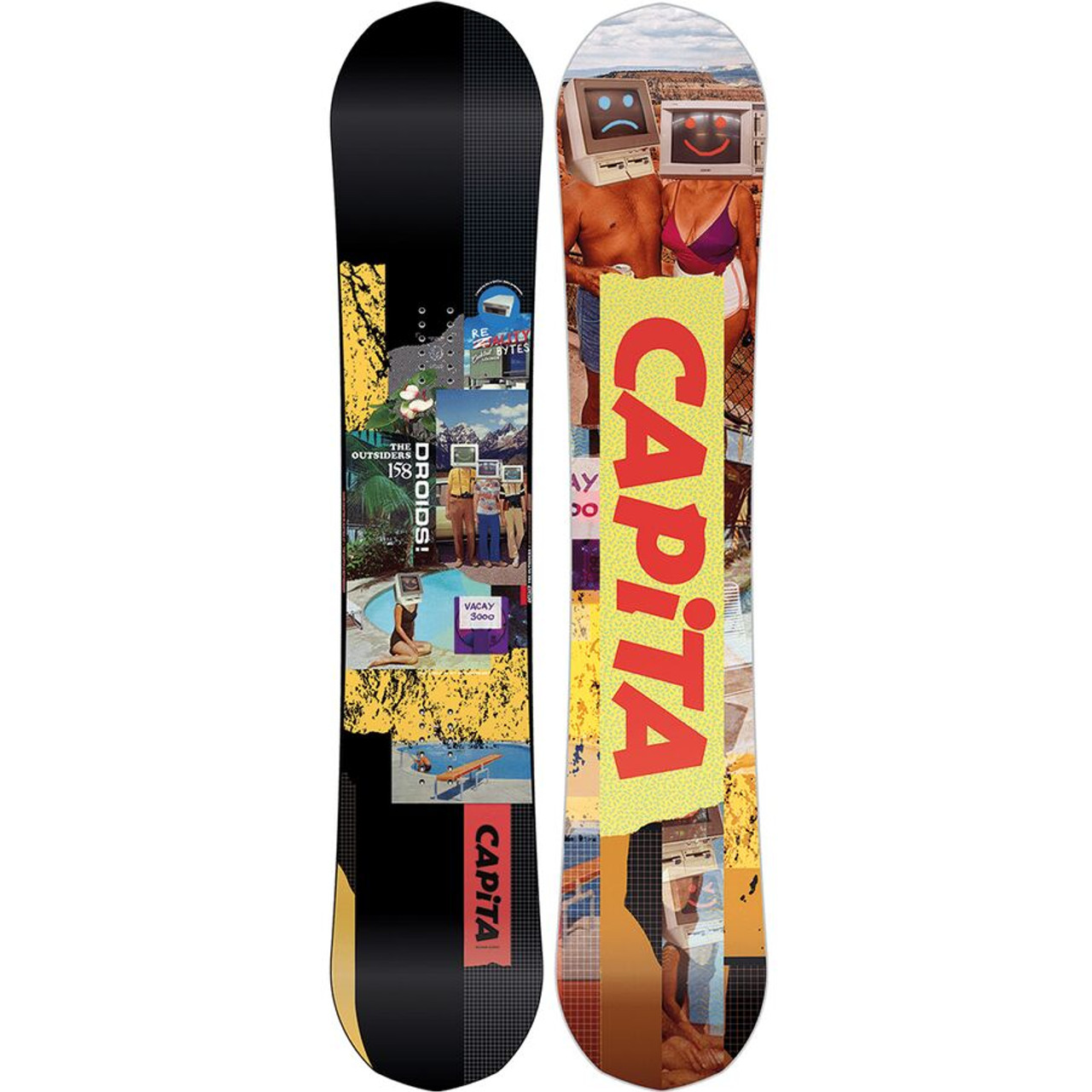 Capita Outsiders 2021 Snowboard Black 158