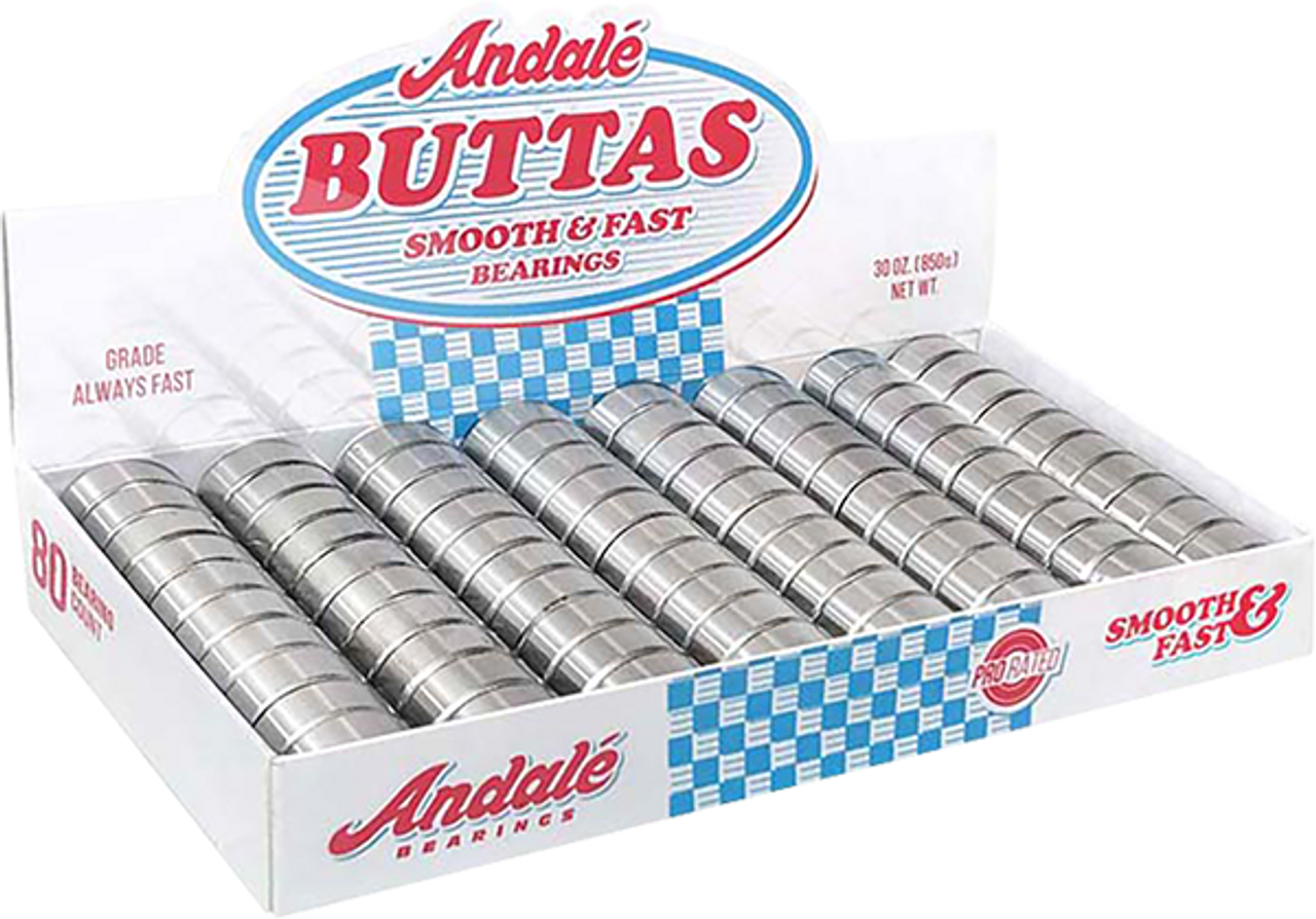 ANDALE ABEC BUTTAS 80pc/PACK BULK BEARINGS