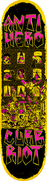 ANTI HERO アンチヒーロー CURB RIOT 8.5” Anti Hero Curb Riot Skateboard Deck-8.5 | Boardparadise.com