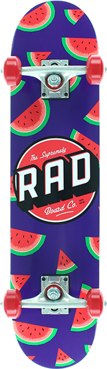 RAD MELON SKATEBOARD COMPLETE-7.75