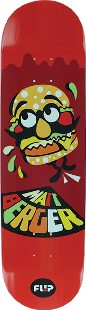 FLIP BERGER BLOCK SKATEBOARD DECK-8.25
