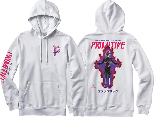 Primitive Dbs Goku Black Rose Hoodie Xl-White | Boardparadise.com
