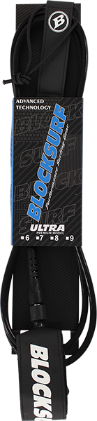BLOCK SURF ULTRA LEASH 7' BLK/SOLID BLK
