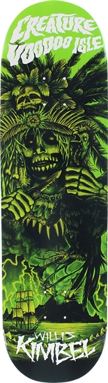 CREATURE KIMBEL VOODOO ISLE SKATEBOARD DECK-8.8