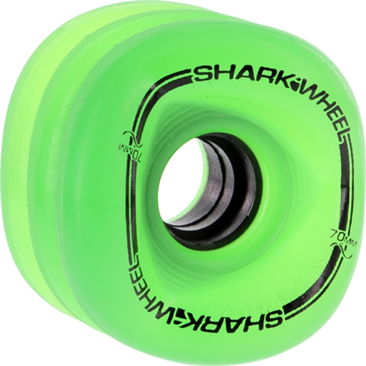 Shark Wheelクリアグリーン 4個セット 70mm/78A Amazon | クルージング用 SHARK WHEEL SOFT WHEEL シャーク