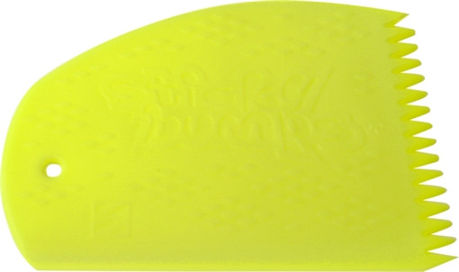 STICKY BUMPS SURF WAX COMB YELLOW