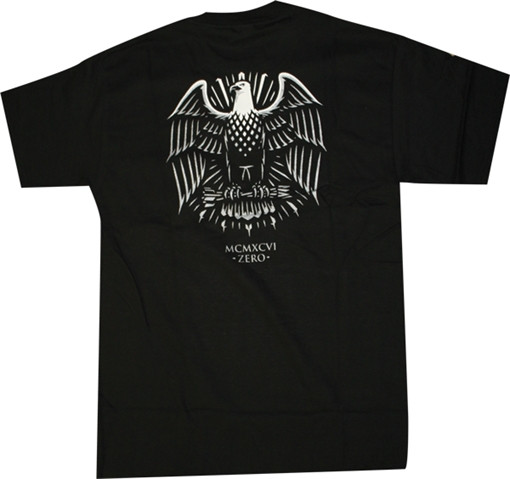 ZERO EAGLE EMBLEM POCKET SS LARGE  BLACK