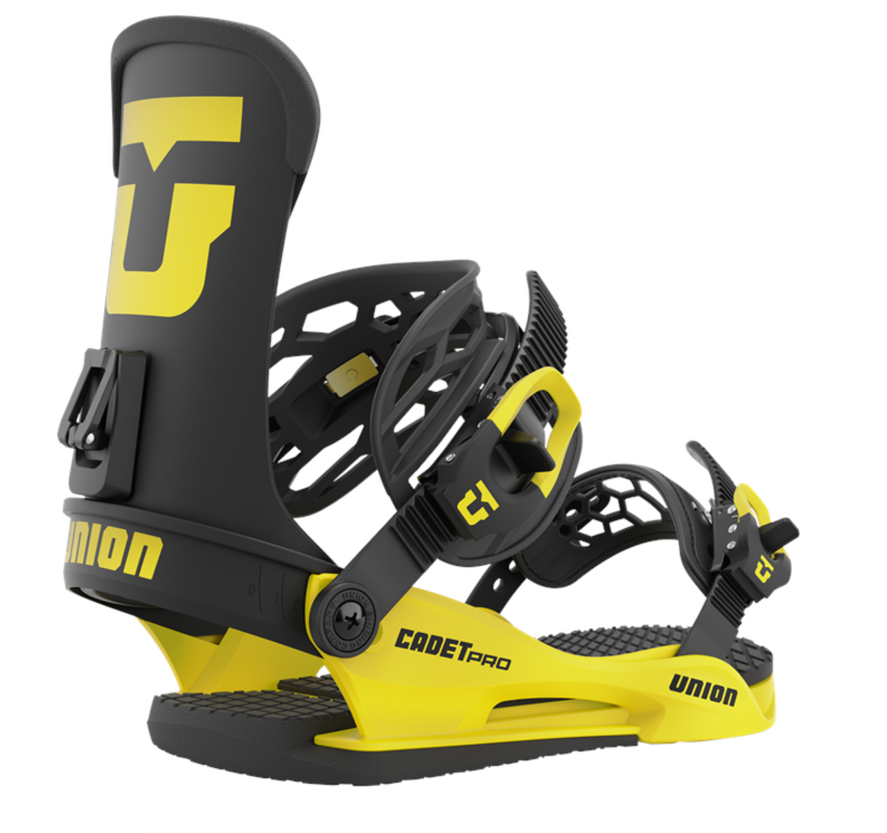 Union Cadet Pro Youth Bindings Electric Yellow Small