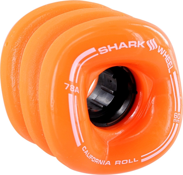 SHARK CALIFORNIA ROLL 60mm 78a ORANGE set of 4 wheels