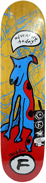 FOUNDATION ADVENTURE 2020 SKATEBOARD DECK-7.75